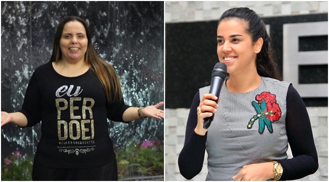 Pra. Helena Raquel e a missionária Camila Barros