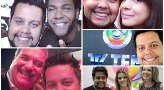 Guto Marcondes ao lado de famosos