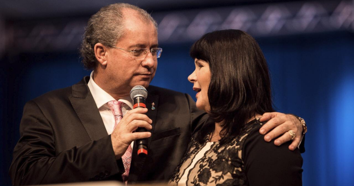 Pastor Reuel Bernardino e a esposa