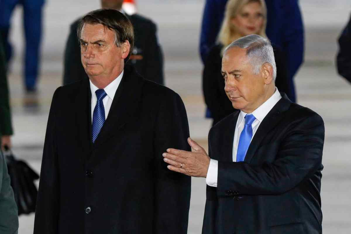 Presidente Jair Bolsonaro Benjamin Netanyahu