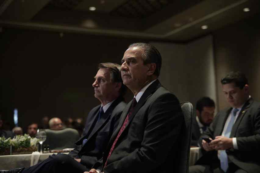 Pastor Silas Malafaia ao lado do presidente Jair Bolsonaro