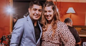 Claudio Louvor e Samara Lima (Reprodução)