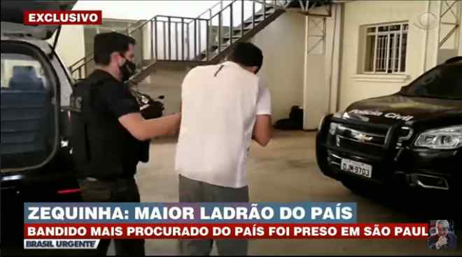 Maior ladrão do país sendo preso