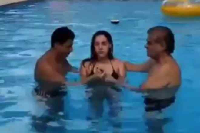 Batismo na igreja Voz da Verdade