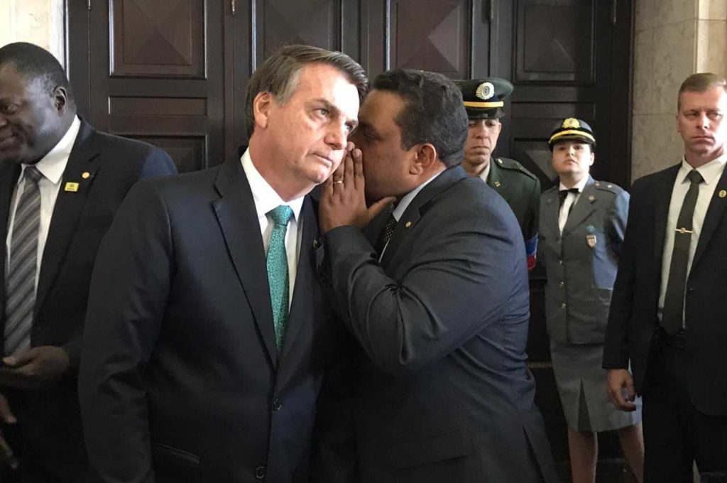 Pastor Otoni de Paula e o presidente Jair Bolsonaro