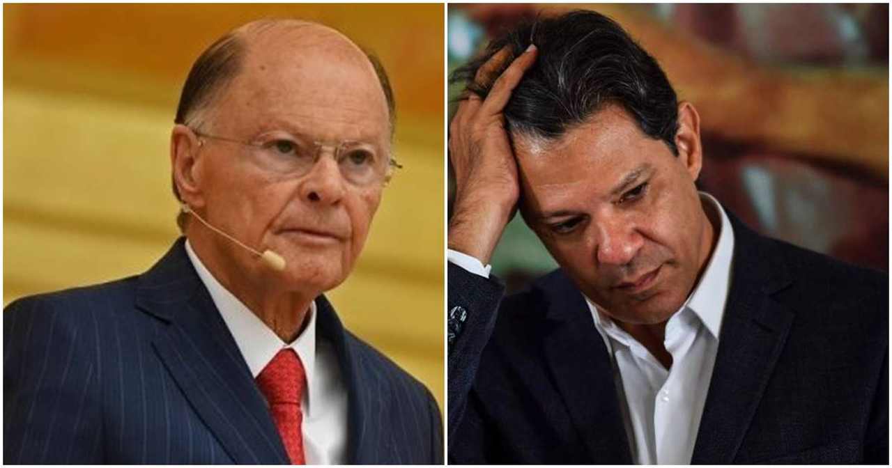 Edir Macedo e Fernando Haddad (Reprodução)