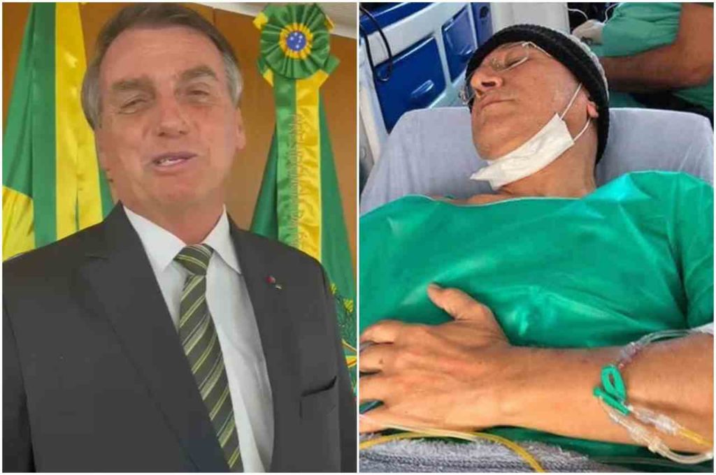 Bolsonaro e Sérgio Lopes (Reprodução)