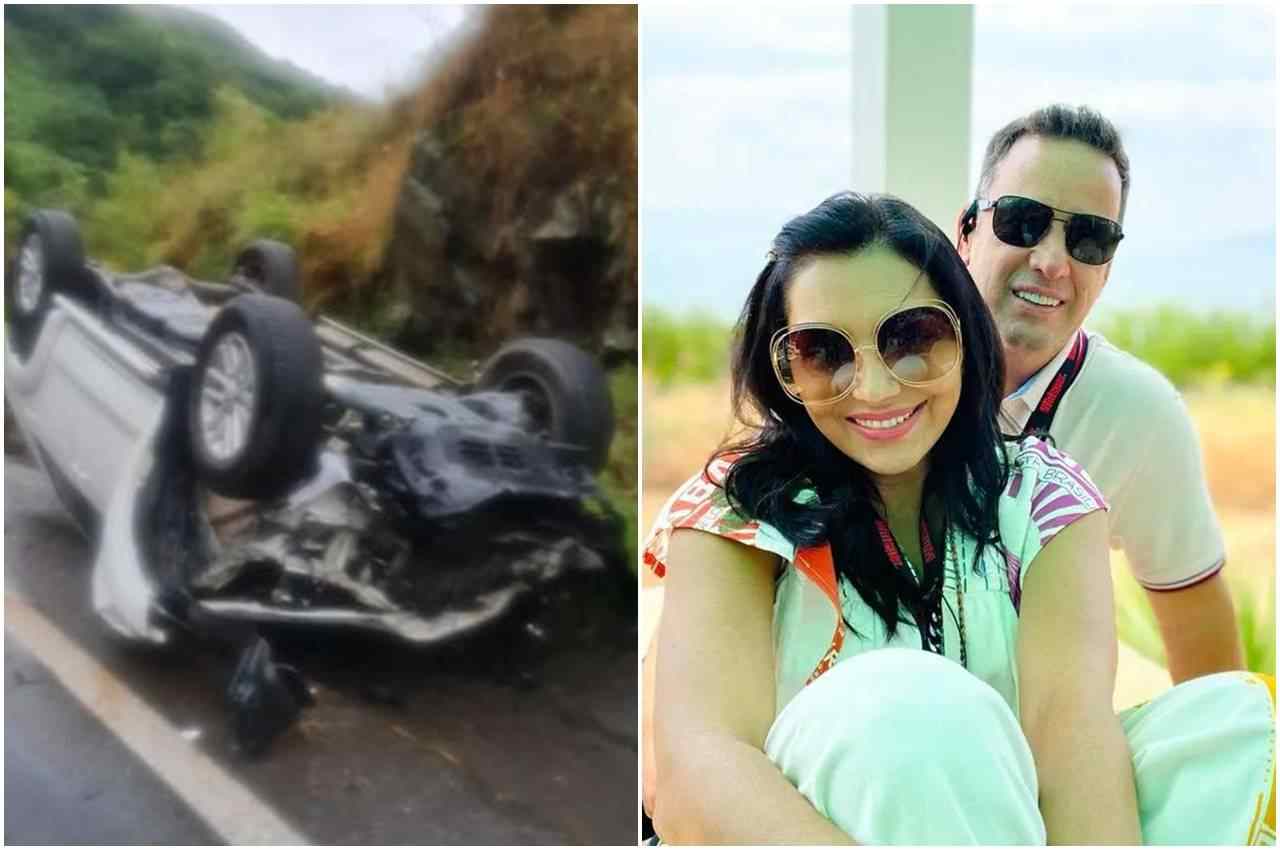 URGENTE: Cantora Eyshila e esposo sofrem grave acidente de carro