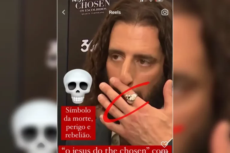 Jesus de The Chosen usa anel de caveira e evangélicos questionam; “é satanista?”