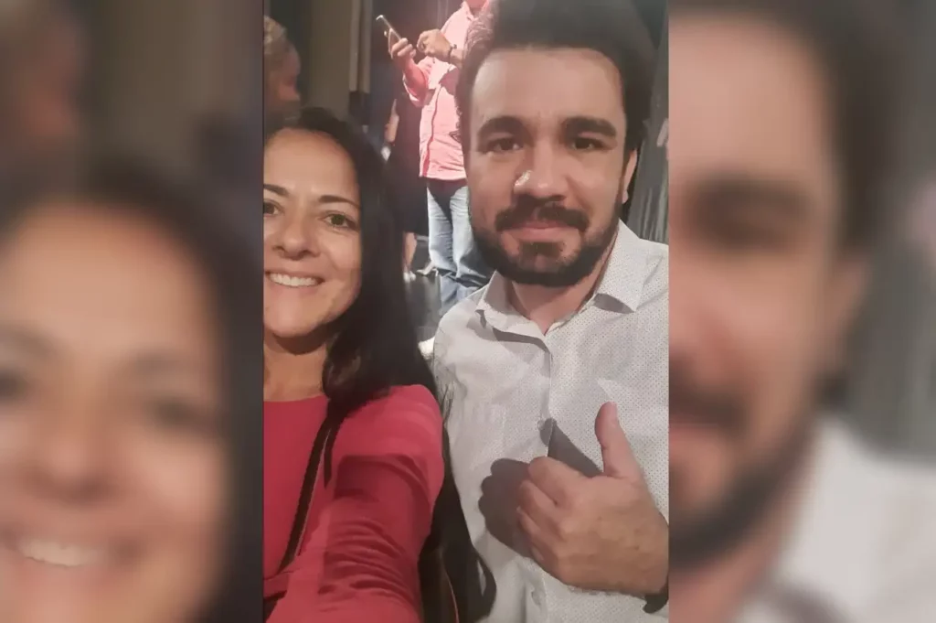 Regiane e o maestro Wellington Correa - @Reprodução