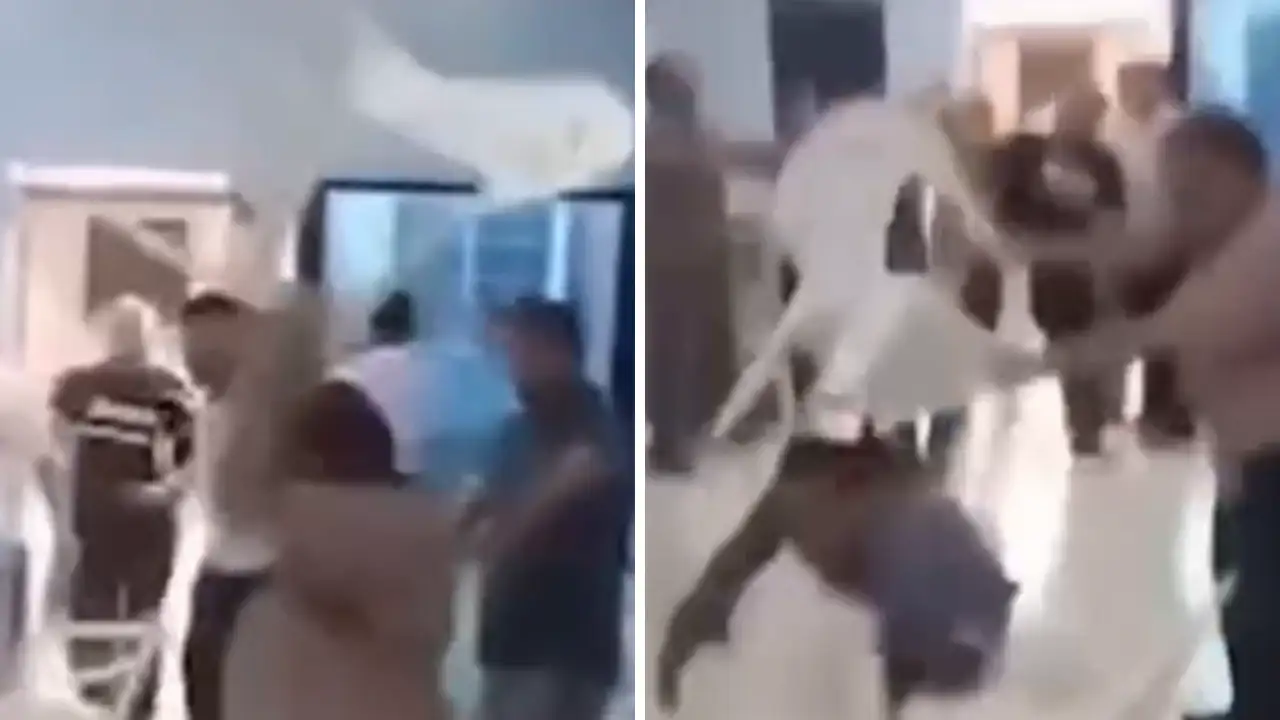 Pastor se descontrola e joga cadeiras nos fiéis durante culto 1 Briga na igreja