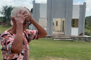 Igreja destruida em Pernambuco - @Reprodução