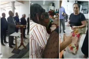 Confusão na Assembleia de Deus - @Reprodução