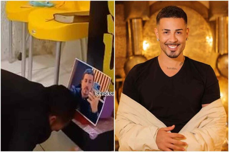 Pastor ora prostrado diante da foto de Carlinhos Maia e revolta evangélicos