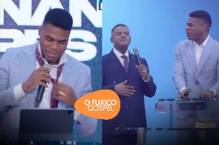 Pastor “obriga” Renan Lopes a usar gravata durante a pregação