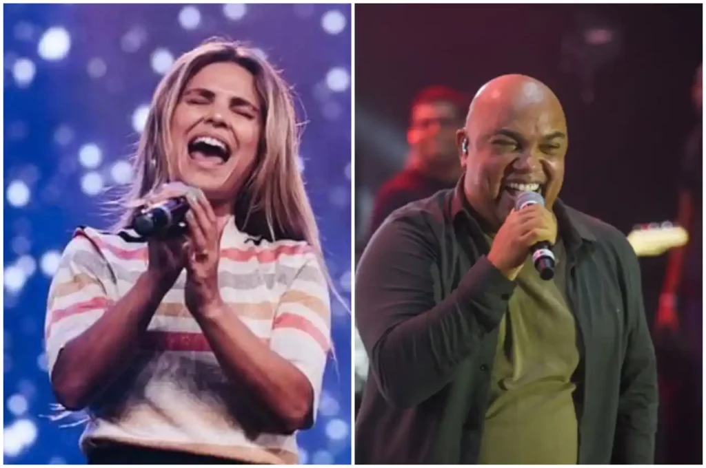 Aline Barros e Sandro Nazireu - @Reprodução