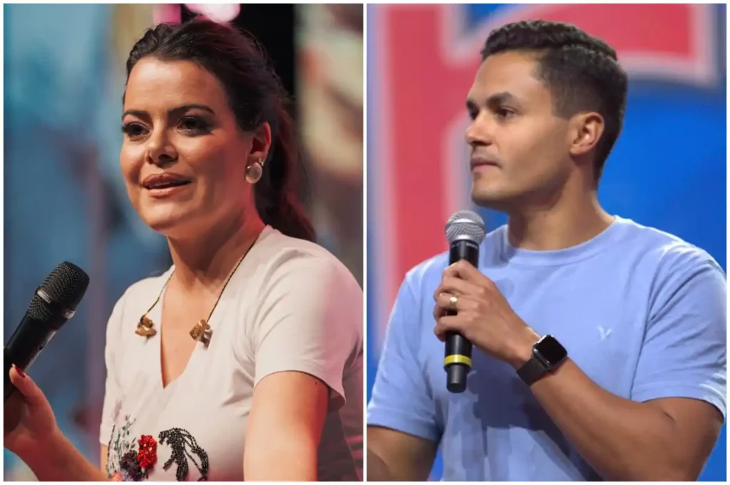 Ana Paula Valadão e Davi Miranda Neto - @Reprodução