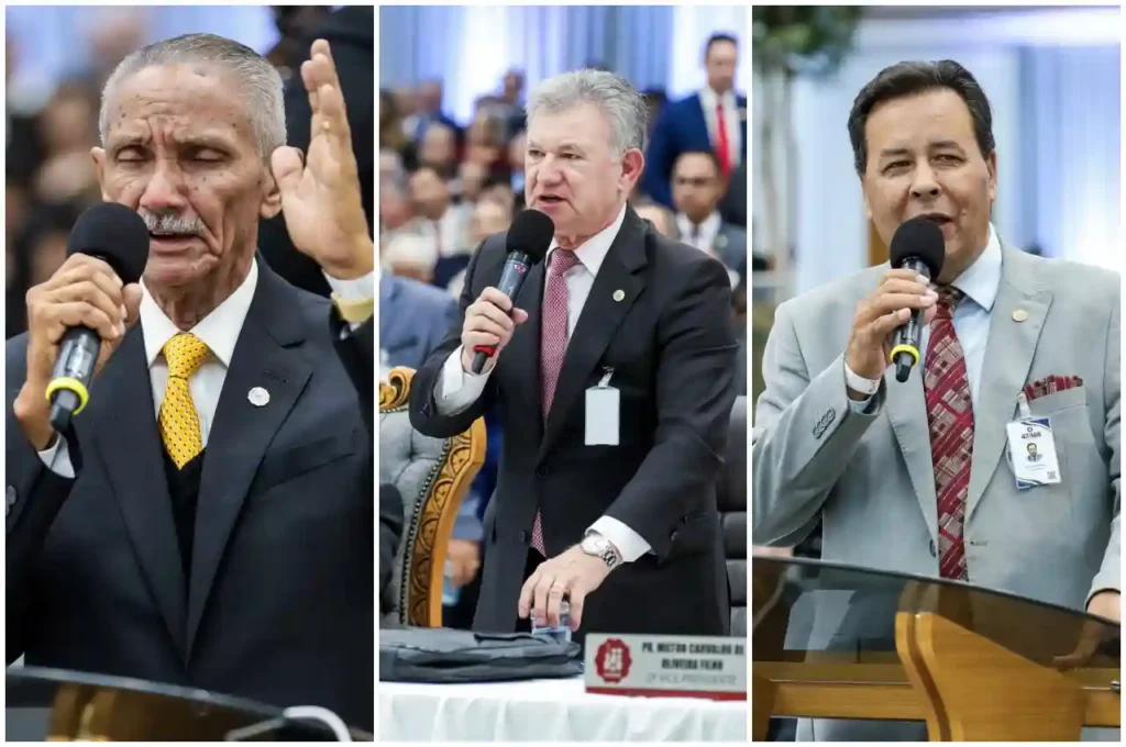 Membros da mesa diretora da CGADB - @Reprodução