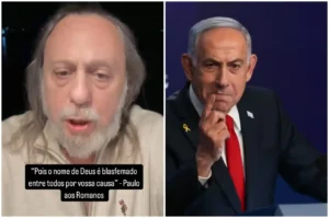 Caio Fabio e Benjamin Netanyahu - @Reprodução