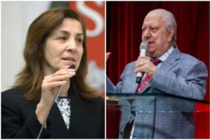 Deputada Marta Costa e pastor Osmar José da Silva - @Reprodução
