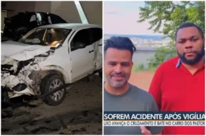 Pastores sofreram acidente após vigilia - @Reprodução