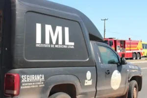 Carro do IML - @Reprodução