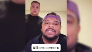 Lukas Agustinho e o baterista João Vitor - @Reprodução