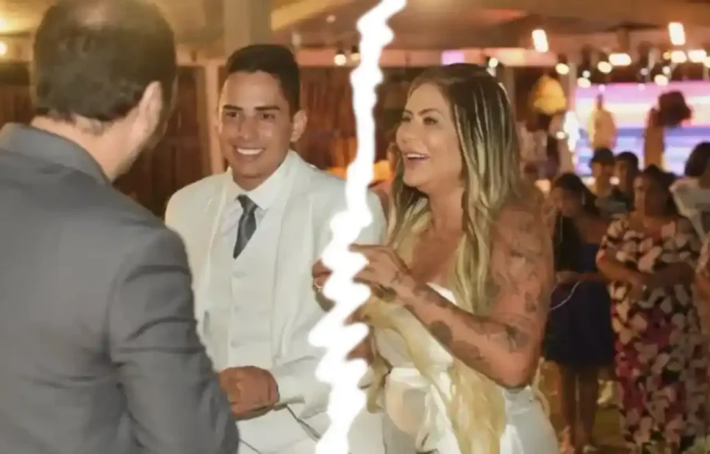 Renalida e Wesley no casamento - @Reprodução
