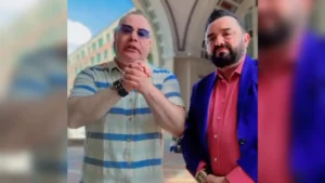 Marco Aurélio e bispo Marcelo - @Reprodução