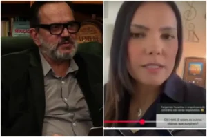 Ricardo Ventura analizando video de Heloisa Rosa - @Reprodução