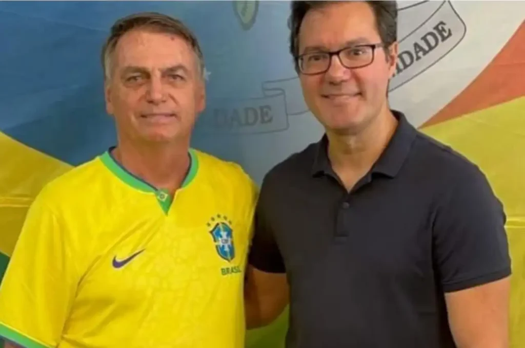 Alex Madureira e Jair Bolsonaro - @Reprodução
