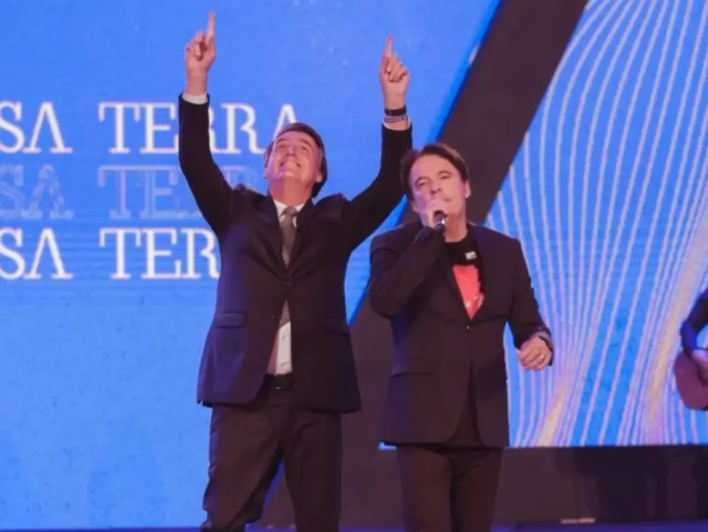 Bolsonaro e Robson Rodovalho - @Reprodução