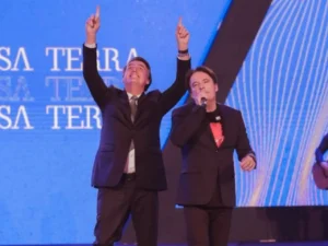 Bolsonaro e Robson Rodovalho - @Reprodução