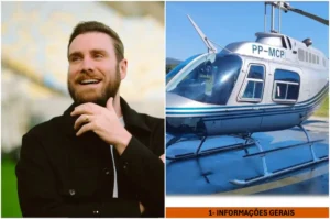 Helicoptero comprado por André Fernandes - @Reprodução