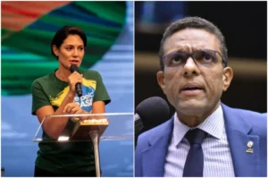 Michelle Bolsonaro e Otoni de Paula - @Reprodução