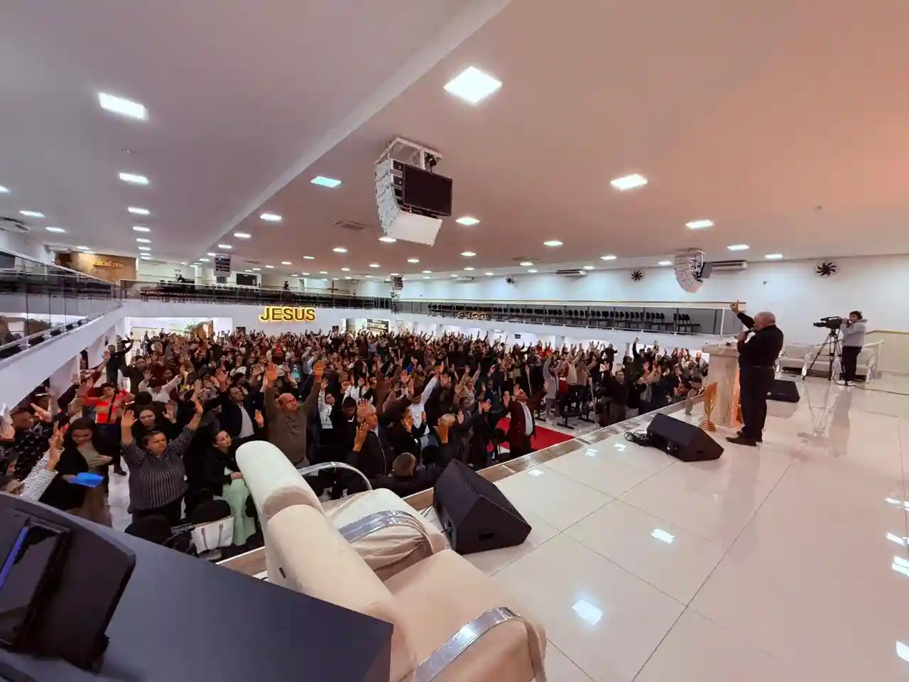 Pastor Ezequias Silva ministrando a palavra - @Reprodução