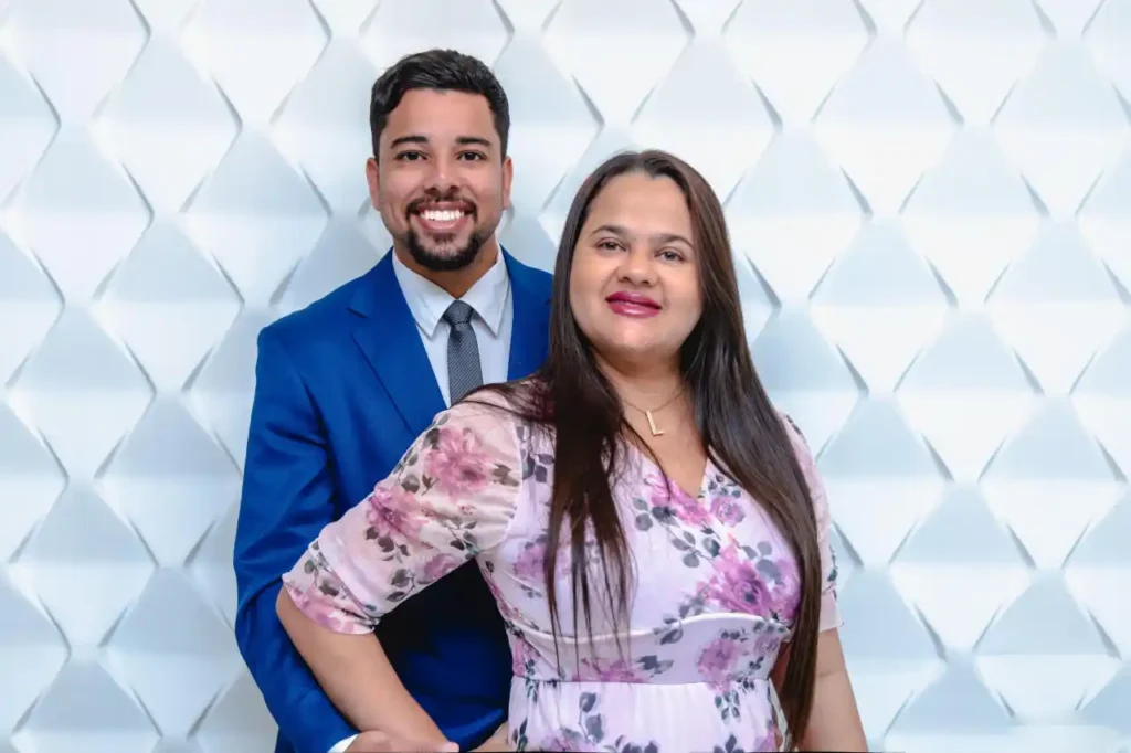 Helder Oliveira e sua esposa - @Reprodução