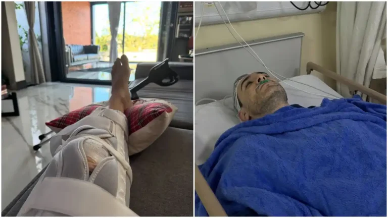 Leandro Borges quebra a perna e passa por cirurgia de emergência
