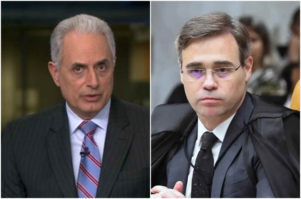 Willian Waack e André Mendonça