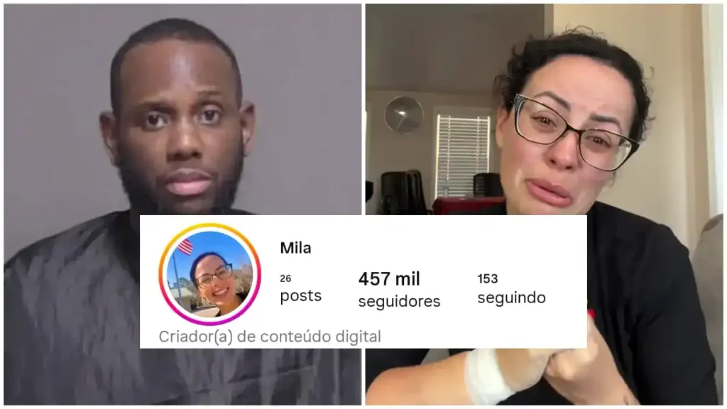 Perfil de Mila Flores no Instagram