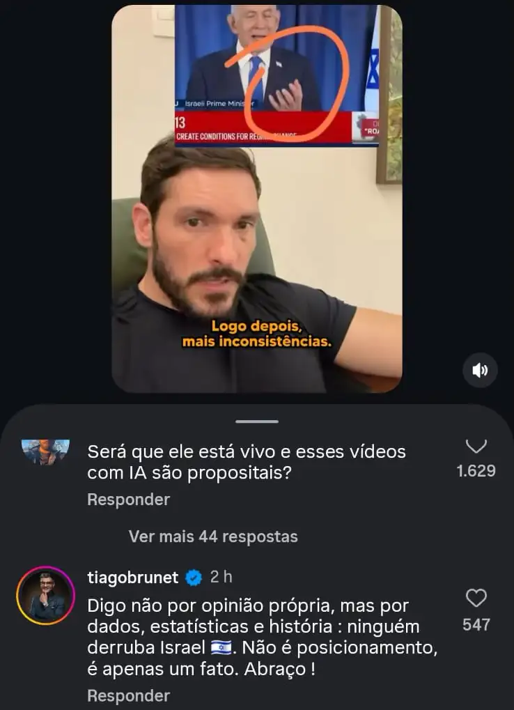 Comentário do Tiago Brunet