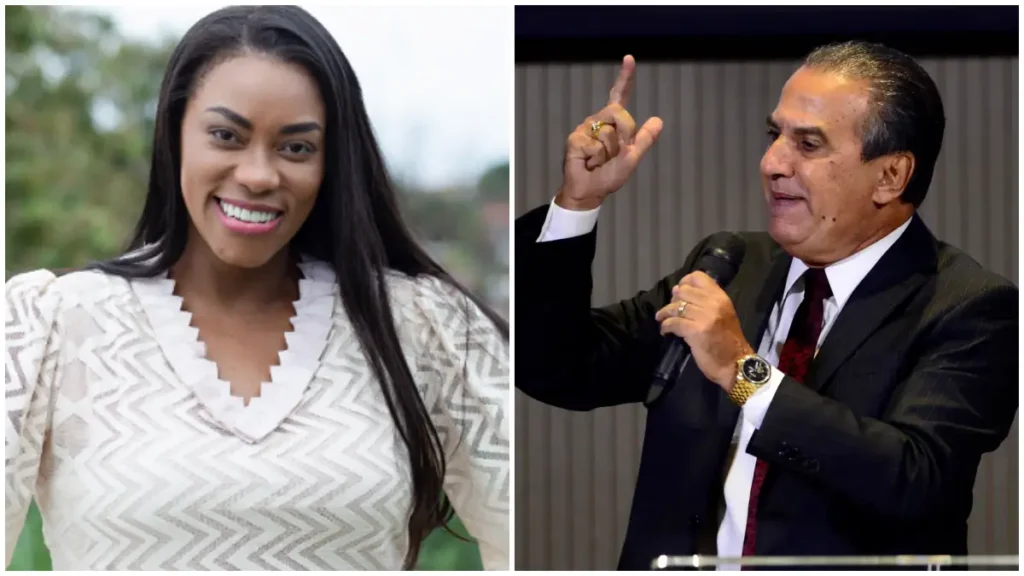 Elaine Martins e Silas Malafaia