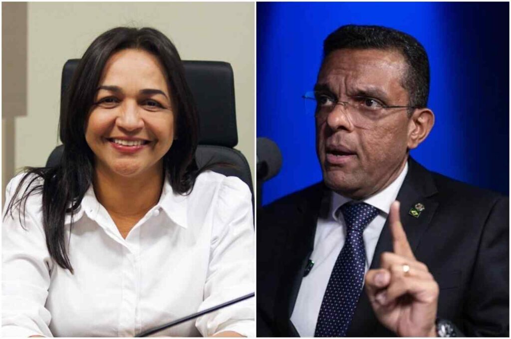 Senadora Eliziane Gama e deputado Otoni de Paula em imagens separadas