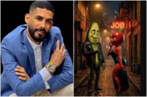 Pastor Ednaldo do Manto em retrato posado ao lado de imagem ilustrativa