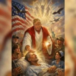 Trump publica imagem em que aparece como Jesus Cristo