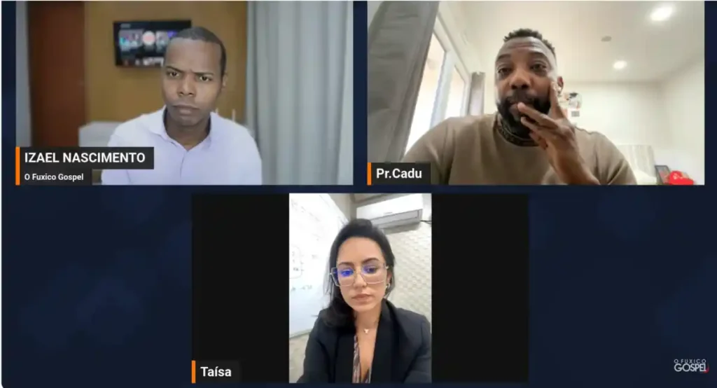 Pastor Carlos Eduardo, Doutora Taisa Stetter e Izael Nascimento