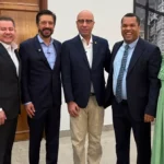Deputados Oseias e Cezinha de Madureira levam pastor Vanderson ao prefeito Ricardo Nunes