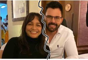 Eliziane Gama aparece ao lado do ex-marido em foto publicada nas redes sociais.
