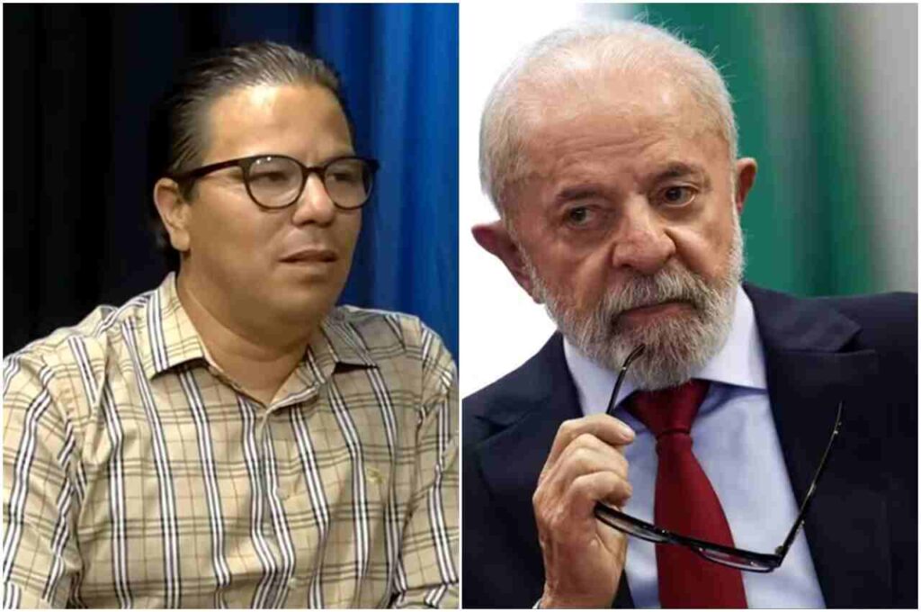 Pastor Carlos Cardozo e Lula aparecem em imagens lado a lado