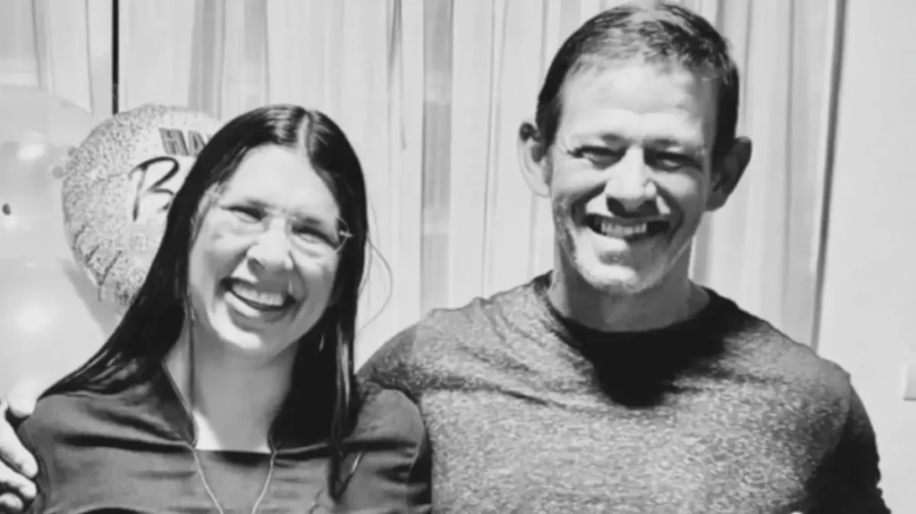 Alice Maciel e o irmão
